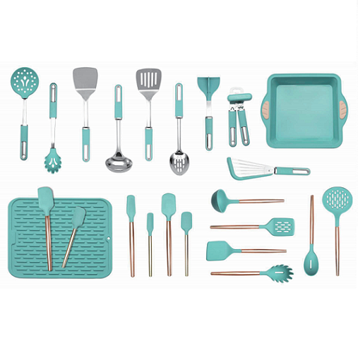 22PCS Utensil Tools And Kitchen Gadgets With Silicone Function Part