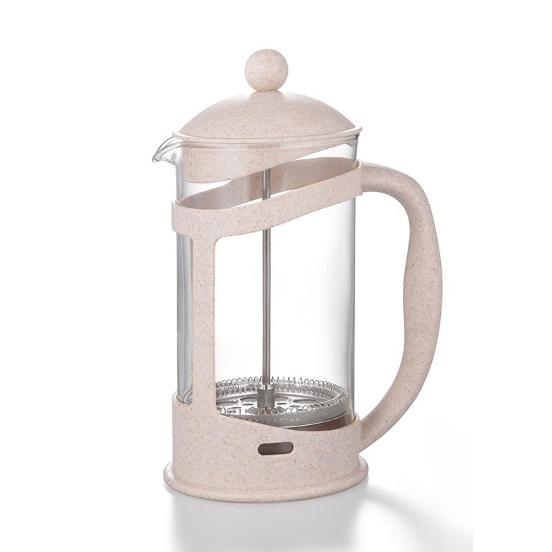 350ml French Press Coffee Maker in Plastic Frame Design