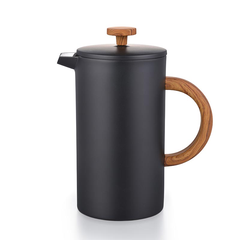 Rust-Free French Press Coffee Maker Double Wall Metal Insülasyon Coffee Press