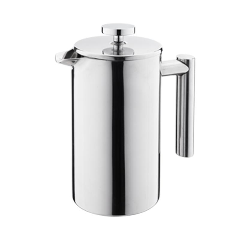 French Press Coffee Maker Doppia Parete Metallo Isolamento Coffee Press