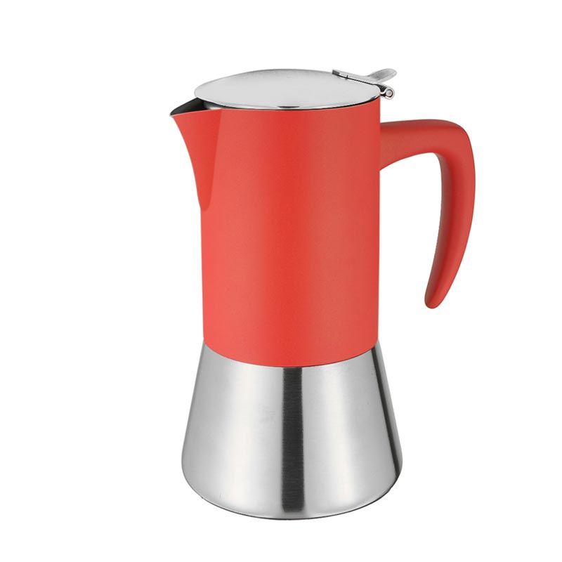 6 Cup Stianless Steel Espresso Ekspres do kawy w Ristretto Design