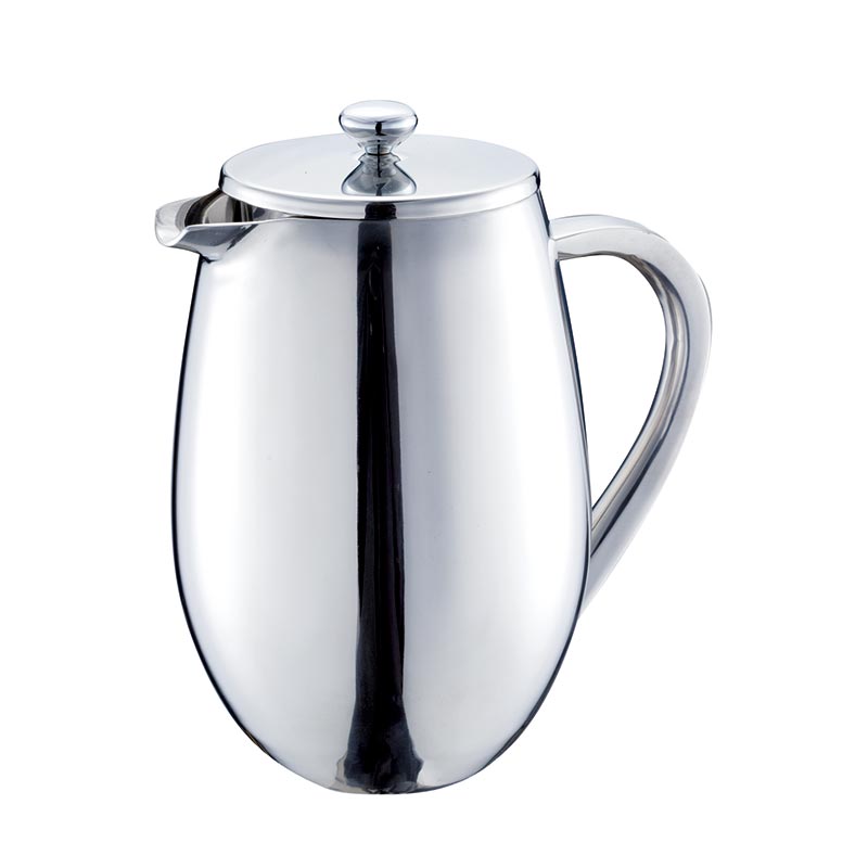 Cafetera térmica metálica de doble pared de 34 onzas 1000ml