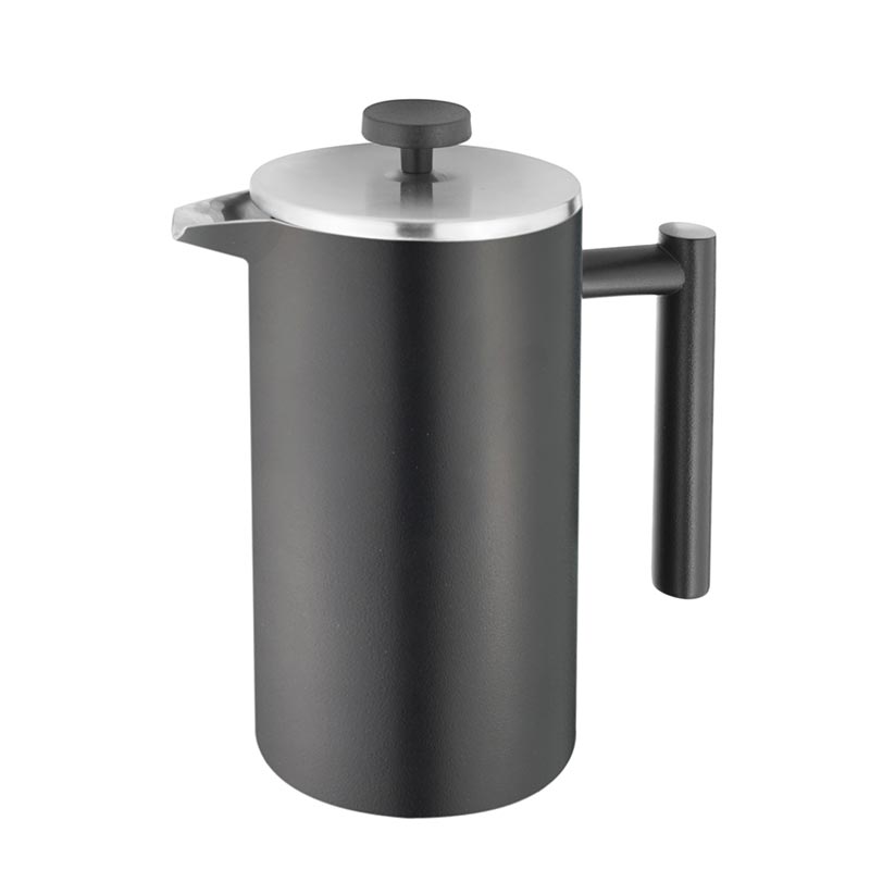 French Press Coffee Maker Double Wall Metal Insulation Coffee Press
