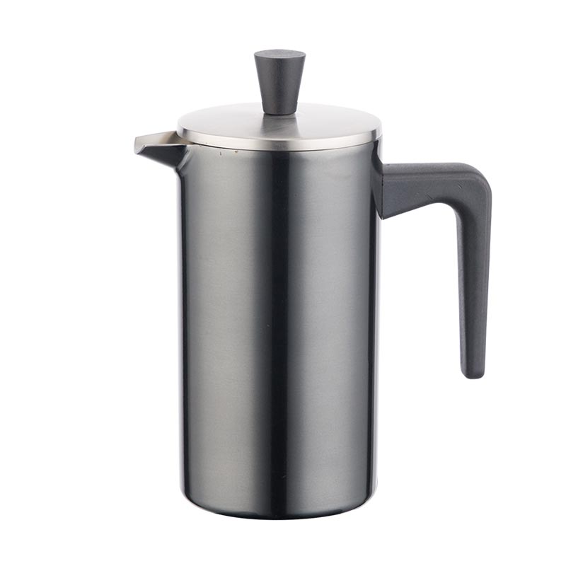 8 Cup Roest Vrije Franse Pers Koffiezetapparaat Dubbelwandige Metalen Isolatie Koffiepers