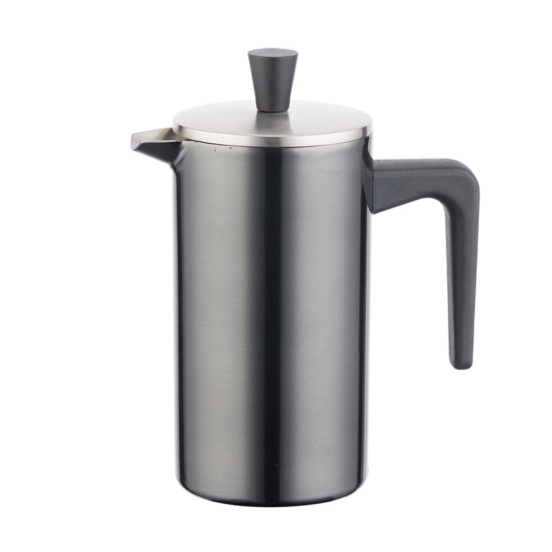 8-Tasse Rostfreie Französische Presse Kaffeemaschine Doppelwand Metall Isolierung Kaffee Presse