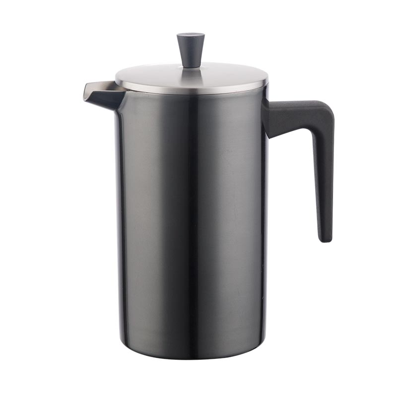 Machine à café française sans rouille de 8 tasses machine à café à double paroi métallique
