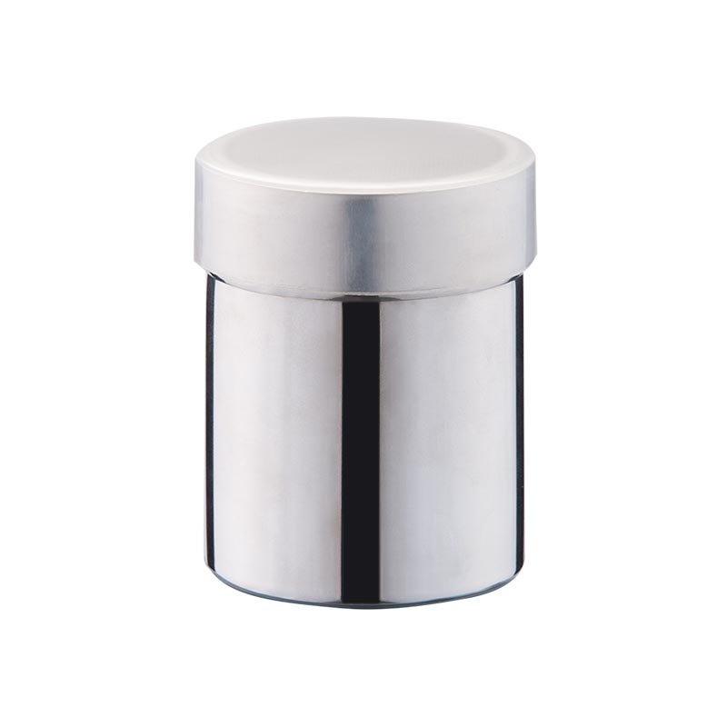 Bandar Besi Tanpa Stainless Fine Mesh Sugar Shaker Dust Dengan Penutup PP