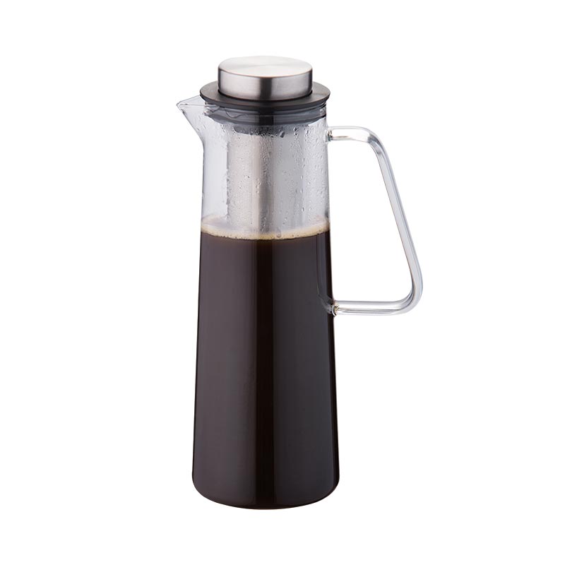 34oz Brewing Glas Karaffe Kaffeemaschine mit abnehmbarem Edelstahl Filter