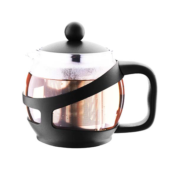 1200ml Glass and Metal Tea Maker Set with Infuser