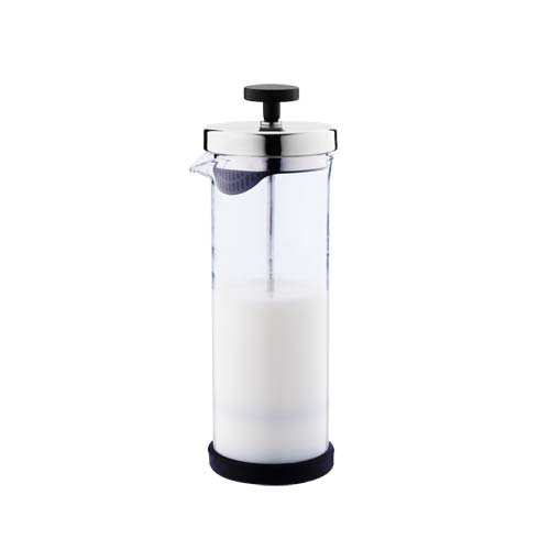 Double Layer Filter Screen Milk Creamer Hand Pump Frother without Handle