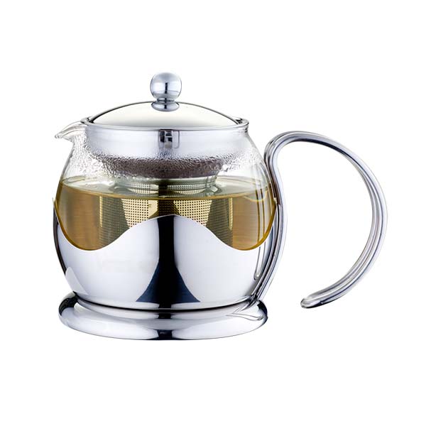 700mL Glass Kettle with Removable Stainless Steel Infuser