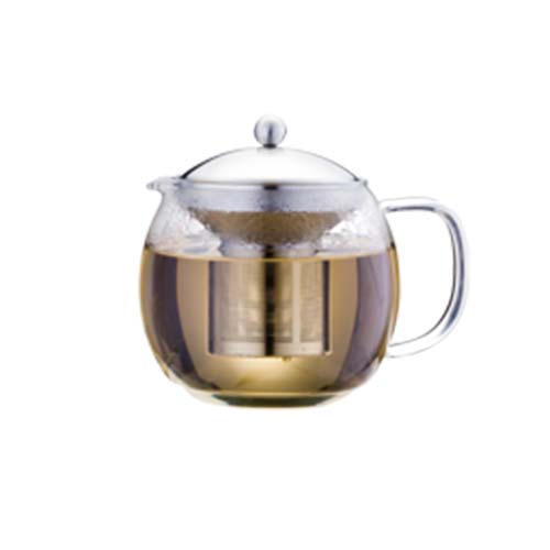 1500mL Glass ve Metal Tea Maker Set with Infuser