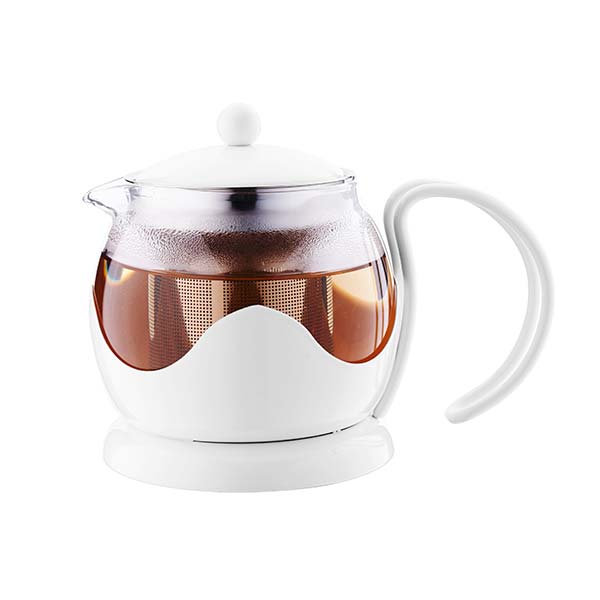 700Стъклен чайник с подвижен инфузер от неръждаема стомана