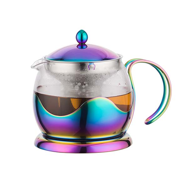 700mL Glass Kettle with Removable Stainless Steel Infuser