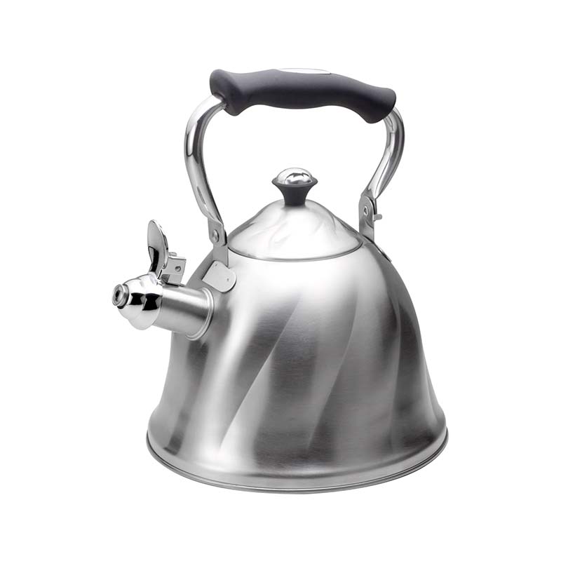 2100 ml Batu Besi Tanpa Stainless Top Kettle dengan Kapsel Metal Bawah