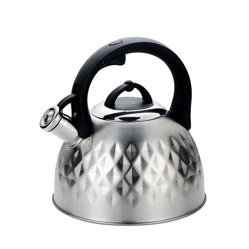 Metal Kapsulu Aşağıdaki Stovetop Çay Kettle