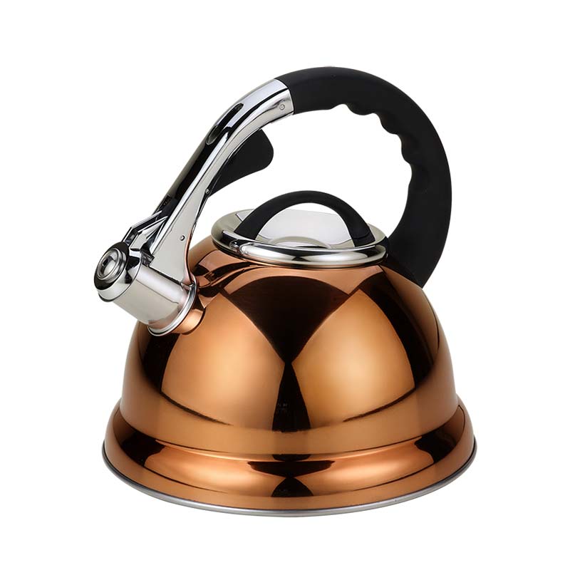 2400ml Whistling Stovetop Tea Kettle with Metal Capsule Bottom