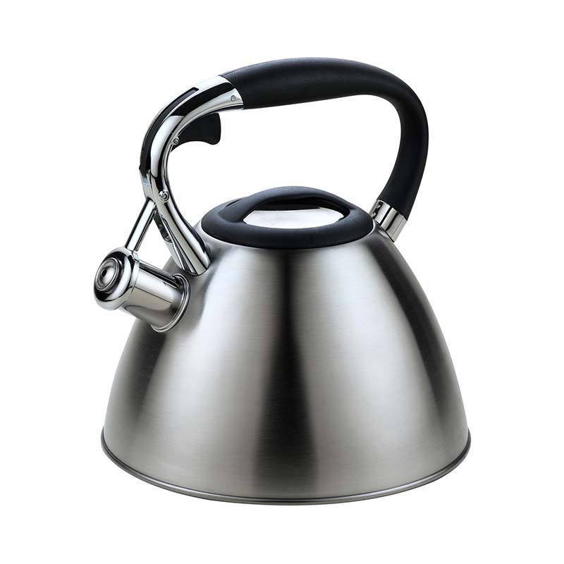 3L Stainless Steel Whistling Stovetop Tea Kettle with Metal Capsule Bottom