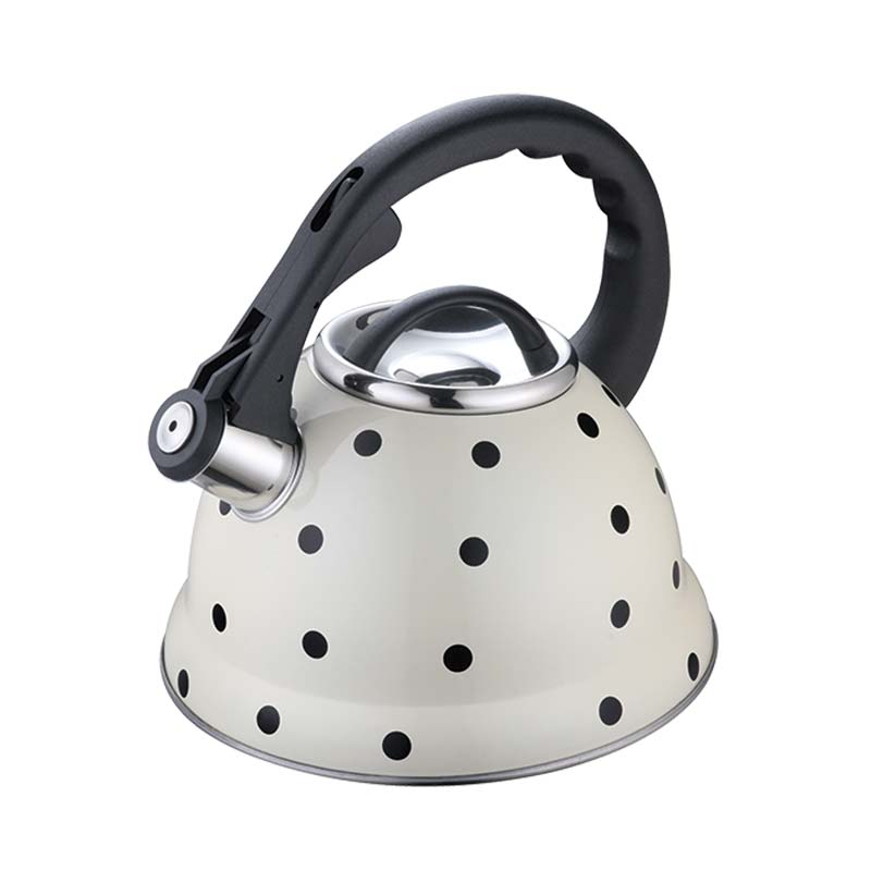 2400ml Aşağısız Çelik Whistling Top Tea Kettle Metal Capsulated Bottom