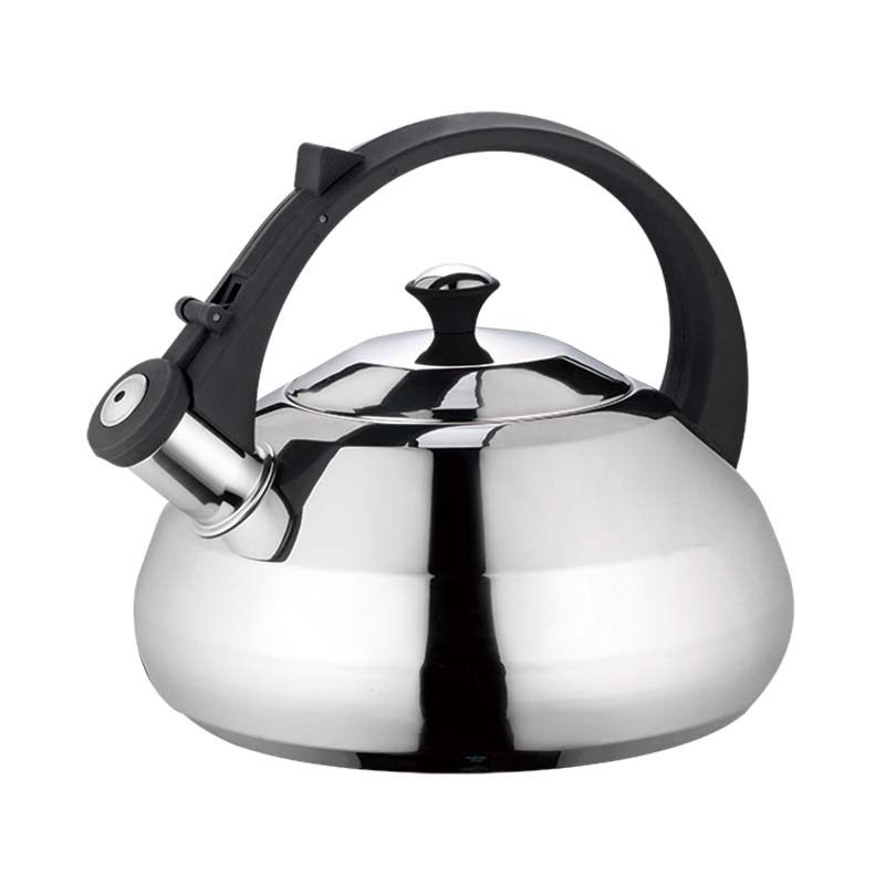 2100ml Aşağısız Çelik Whistling Top Tea Kettle Metal Capsule Bottom