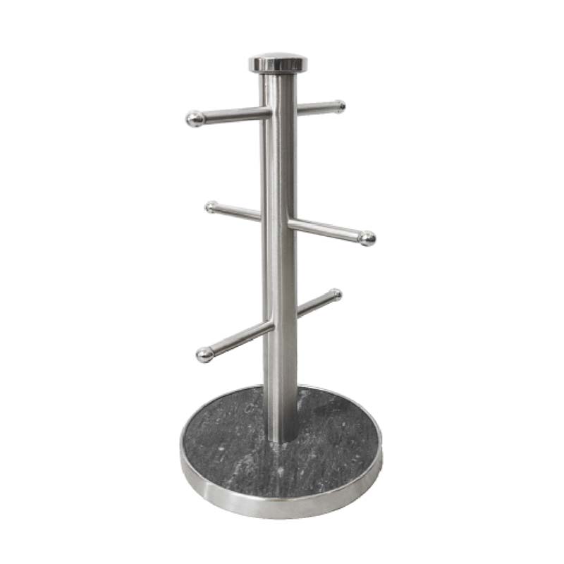 Stainless Steel Mug Holder Tree for Counter with 6 Hooks
