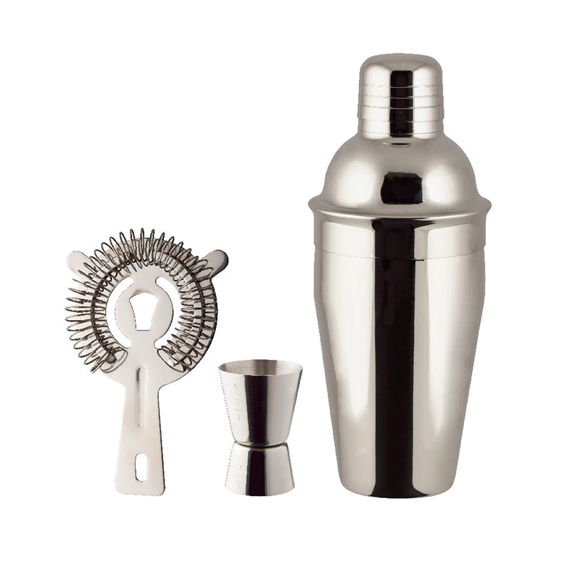 Rostfritt stål Home Bar Kit & Martini Shaker Set