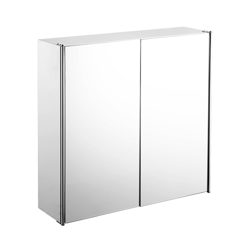 Bathroom Medicine Cabinet with 2 Mirror Door