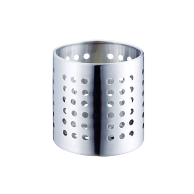 Stainless Steel Round Shape Utensil Holder