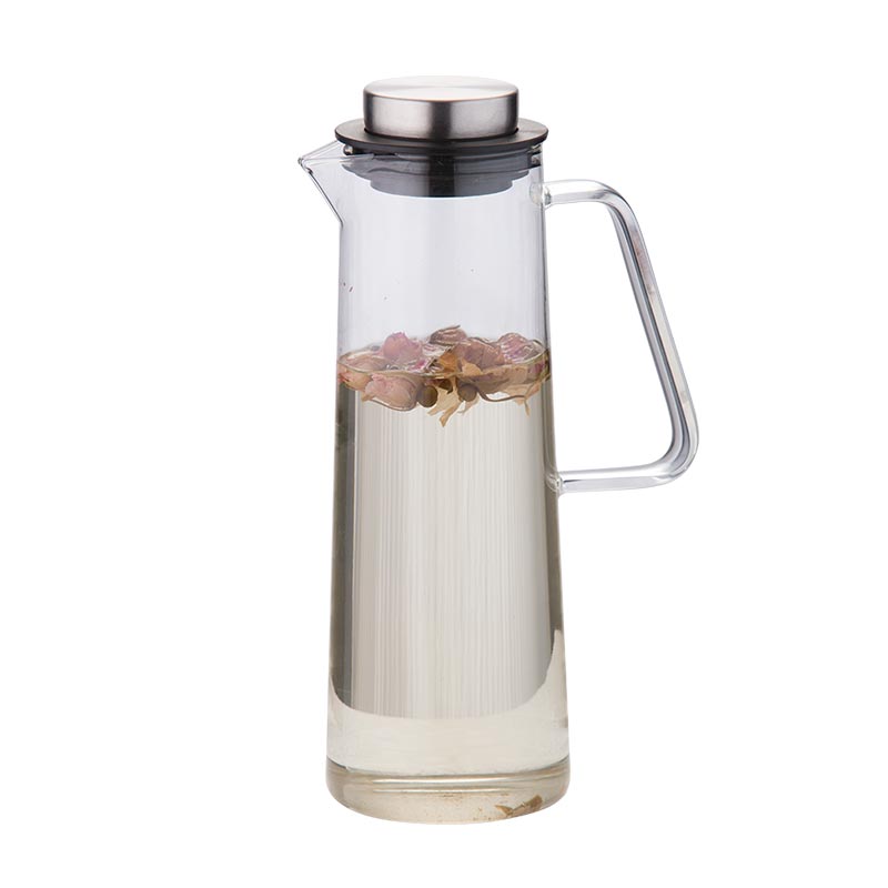 34oz Glass Iced Tea Pitcher with Lid