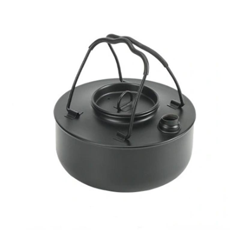 Stainless Steel Camping Kettle with Anti-heating Handle