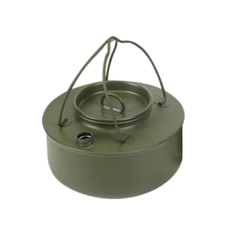 Stainless Steel Camping Kettle with Anti-heating Handle