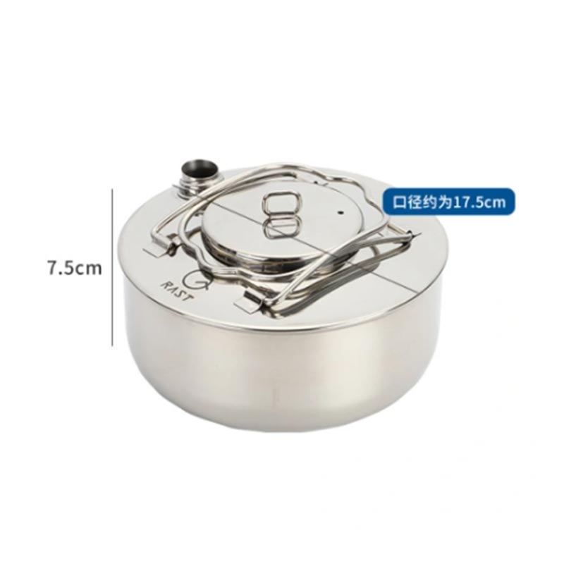 Stainless Steel Outdoor Camp Teapot