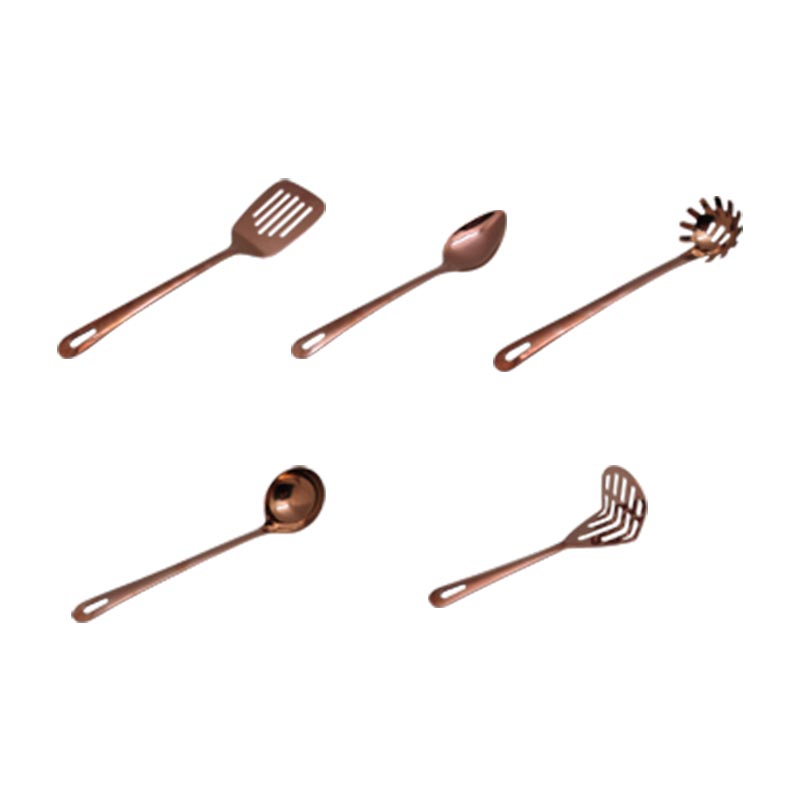 Set di utensili da cucina e gadget da cucina con manico piatto in acciaio inossidabile