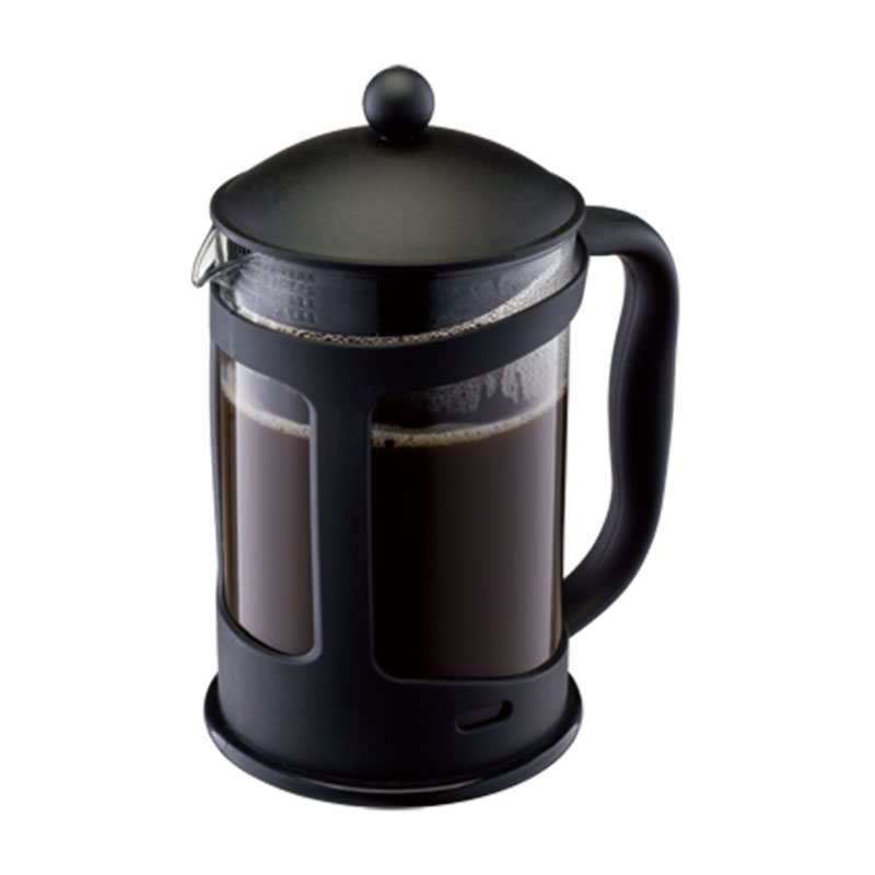 350ml French Press Coffee Maker in Plastic Frame Design