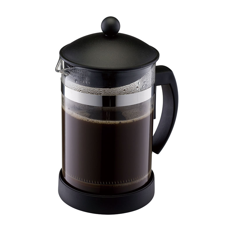 1500ml French Press Coffee Maker in Plastic Frame Design