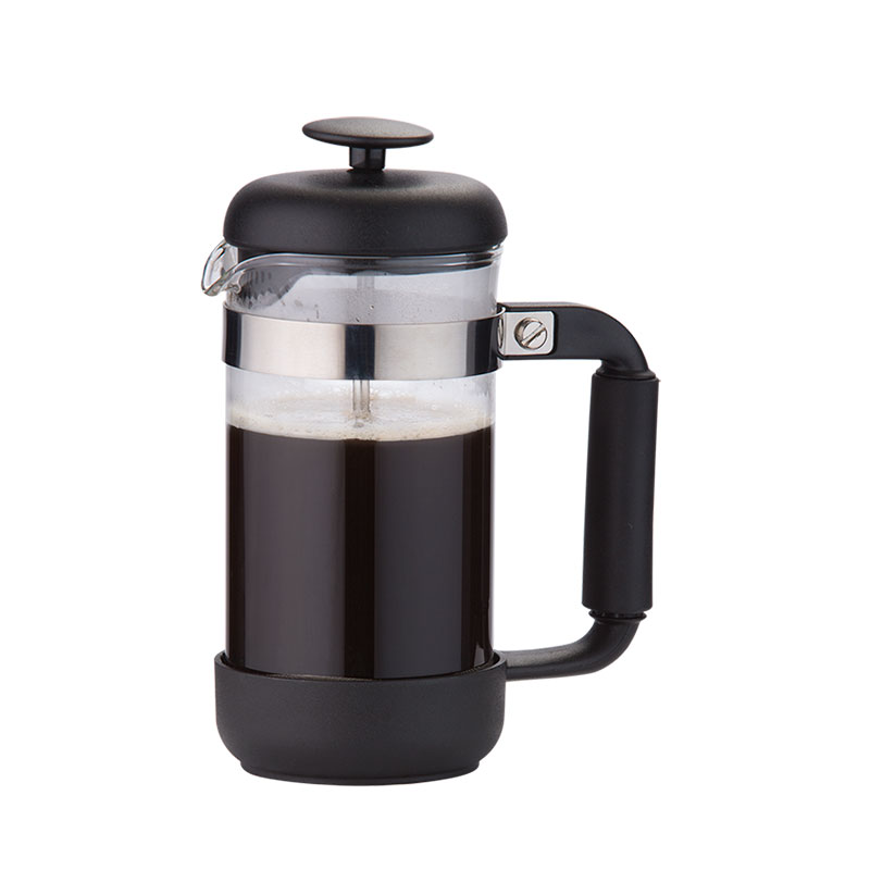 8 Cup Glass Single Wall French Press Coffee Maker in Plastic Frame Design