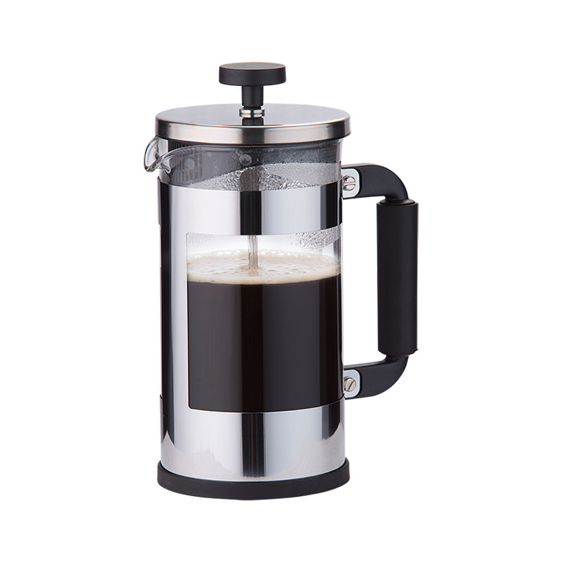 12 oz Coffee Plunger w konstrukcji ramy ze stali nierdzewnej