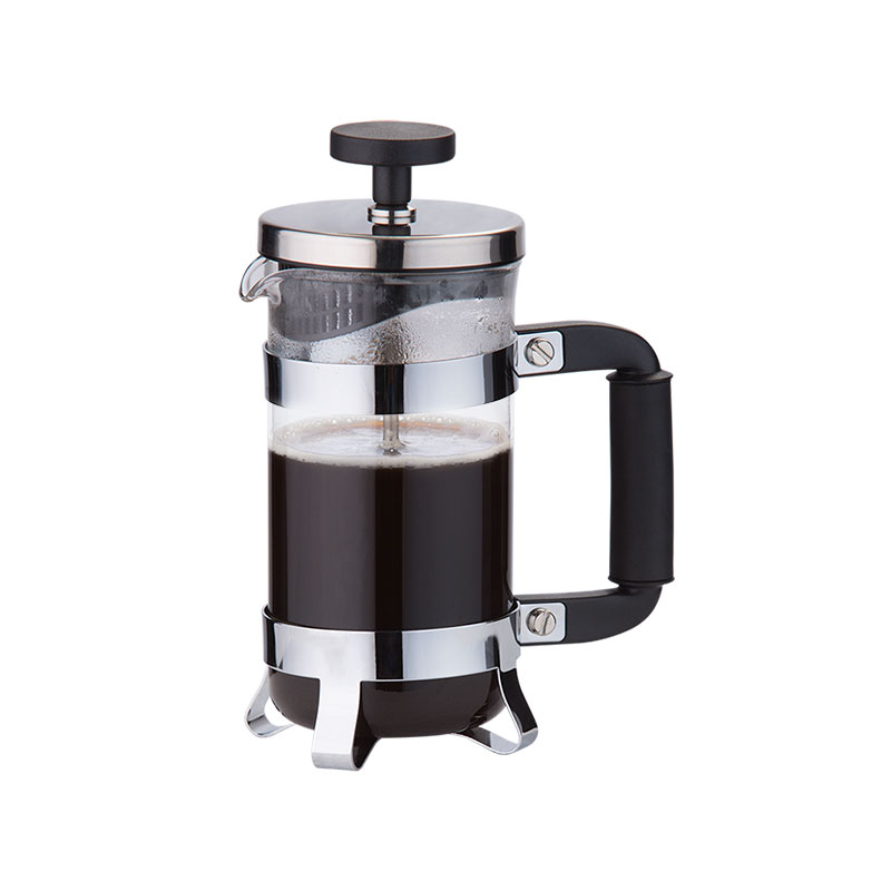 34 oz French Press Coffee Maker in Stainless Steel Frame Design