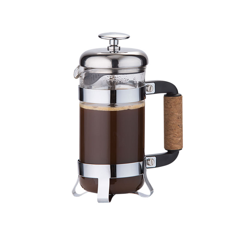 350ml Coffee Press Plunger in Stainless Steel Frame Design