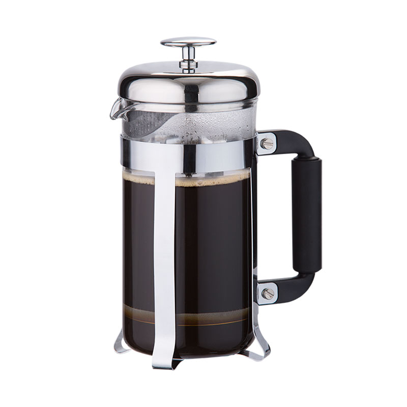 1000ml Kaffeepresse Kolben im Edelstahl Rahmen Design