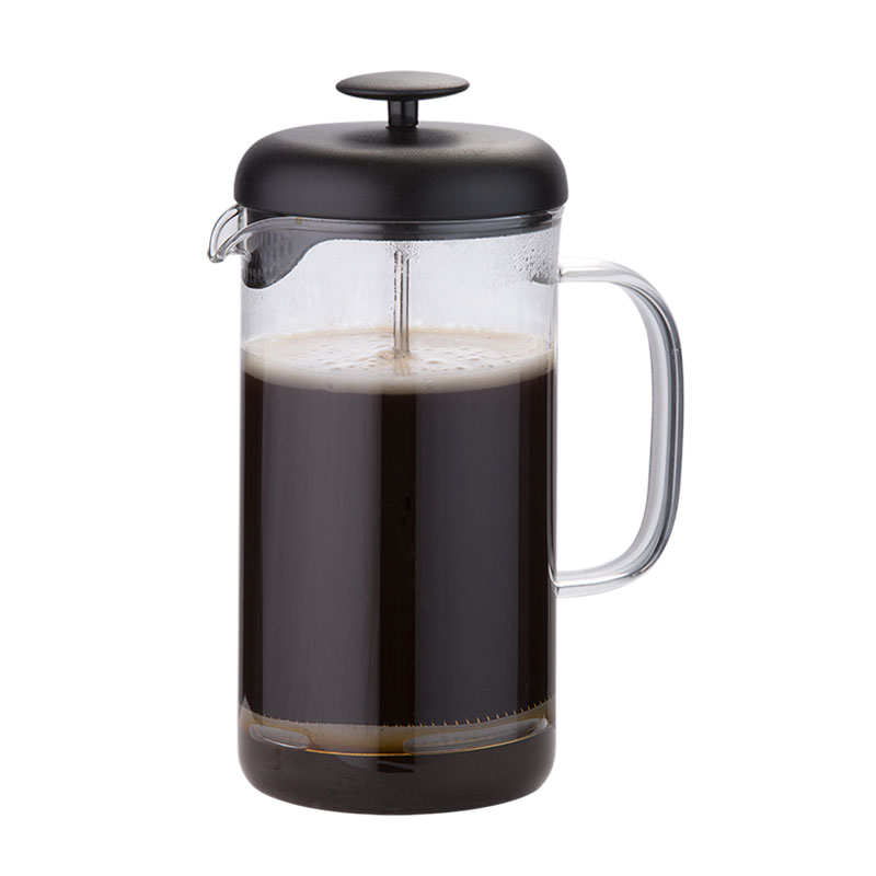 27 oz Coffee Press Glass Plunger con manico in vetro