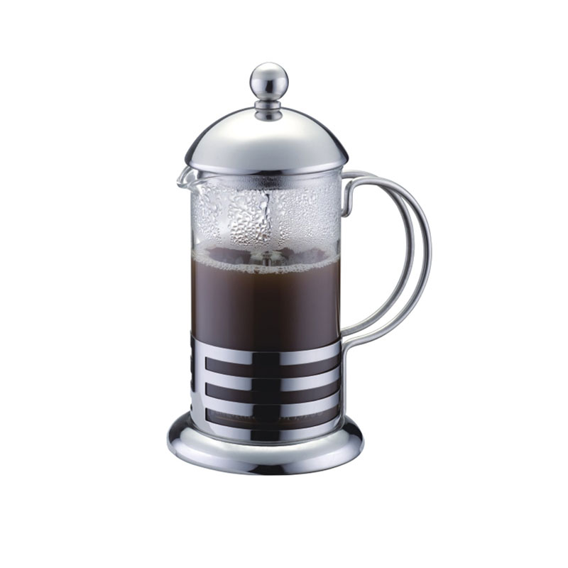 Coffee Press Plunger with Borosilicate Glass Heat Resistant