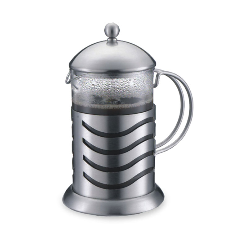 Stainless Steel Coffee Press Plunger with Borosilicate Glass Heat Resistant