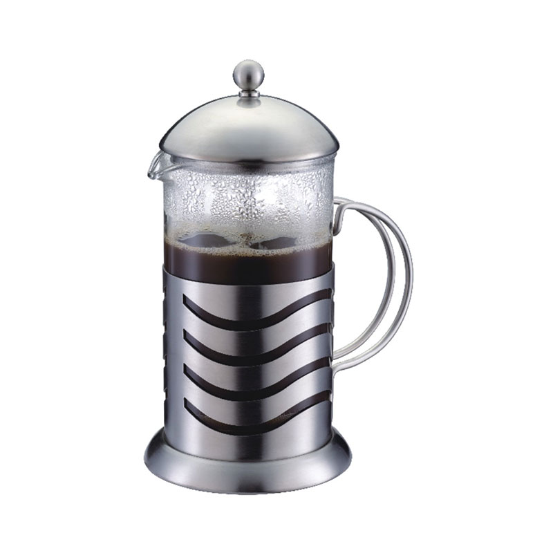 Stainless Steel Coffee Press Plunger with Borosilicate Glass Heat Resistant