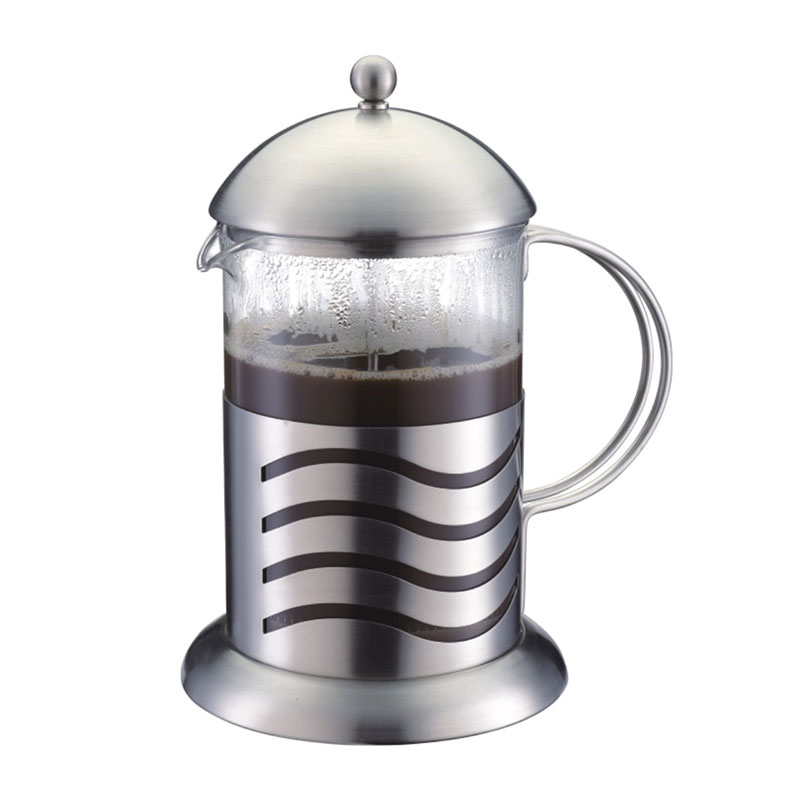 Stainless Steel Coffee Press Plunger with Borosilicate Glass Heat Resistant