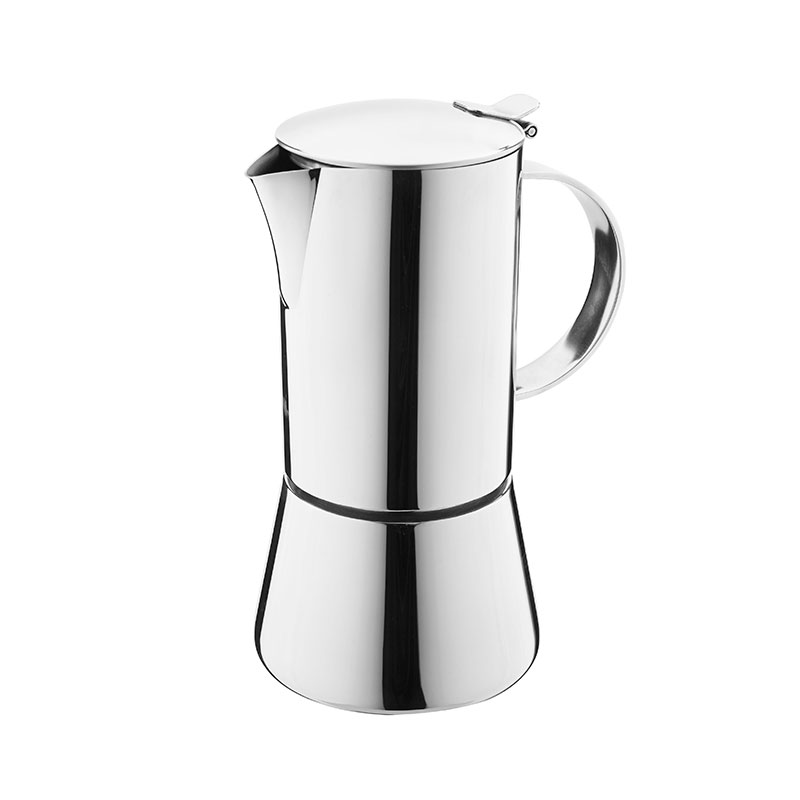 2 kupin Stianless Steel Moka Pot in Ristretto Design