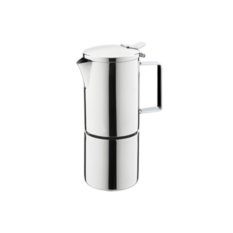 Stianless Steel Expresso Pot i Ristretto Design Induktion Kompatibel