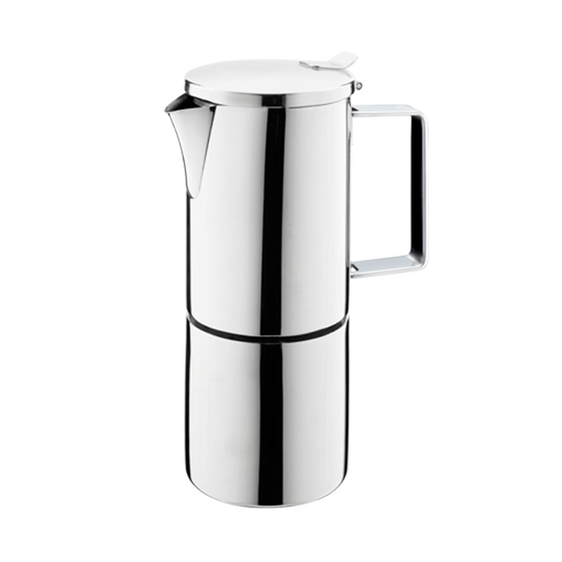 Stianless Steel Expresso Pot i Ristretto Design Induktion Kompatibel