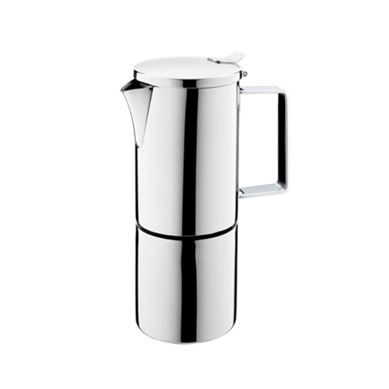 Stianless Steel Expresso Pot i Ristretto Design Induktion Kompatibel