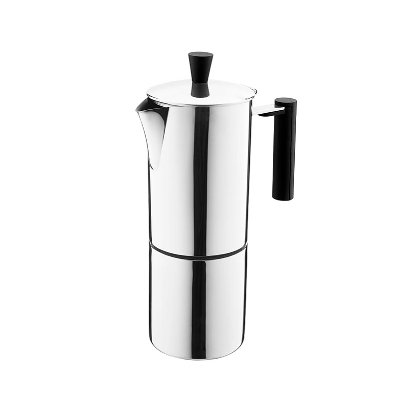 100ml Stianless Steel Espresso Pot in Ristretto Design Induction Compatible